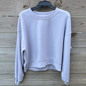 Lululemon lavender light purple sweatshirt, size 10
